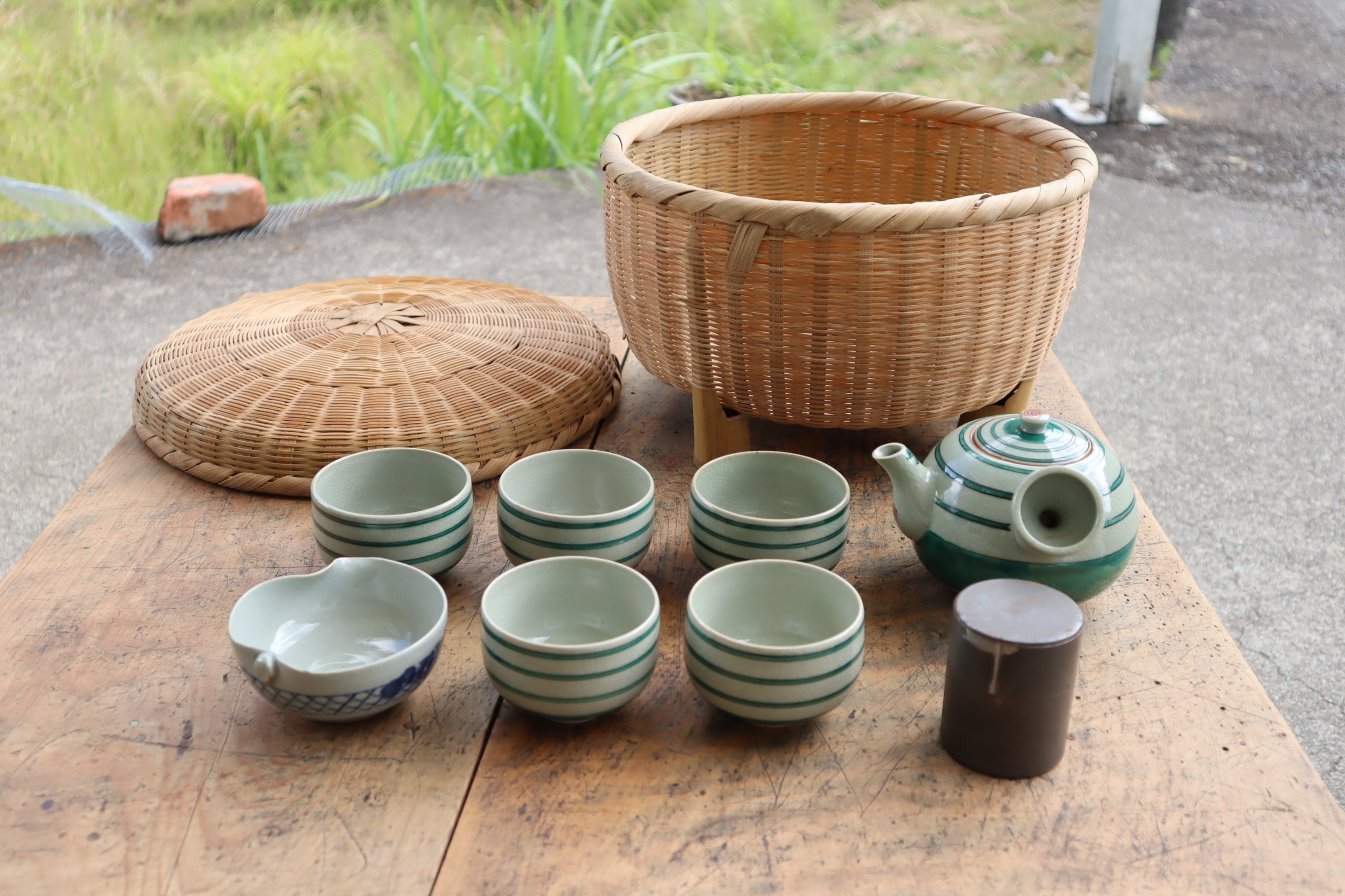 夏の飯櫃 竹籠 sold out | 古道具山ノ葉